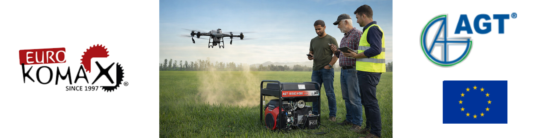 AGT áramfejlesztők a mezőgazdaságban - a drónoké a jövő!