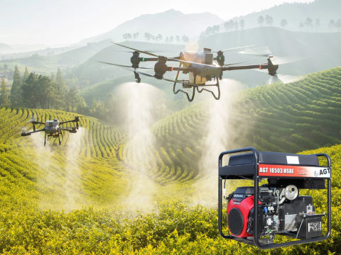 DJI T100 mezőgazdasági drónhoz stabil energiaellátást adunk