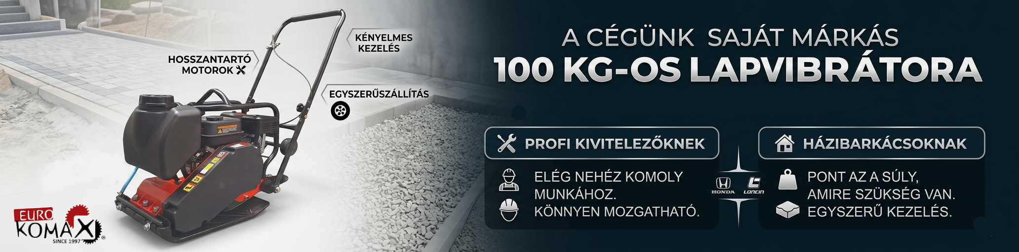 Megérkezett a 100 kilós mindenes: miért ez a lapvibrátor lesz a legjobb munkatársad?