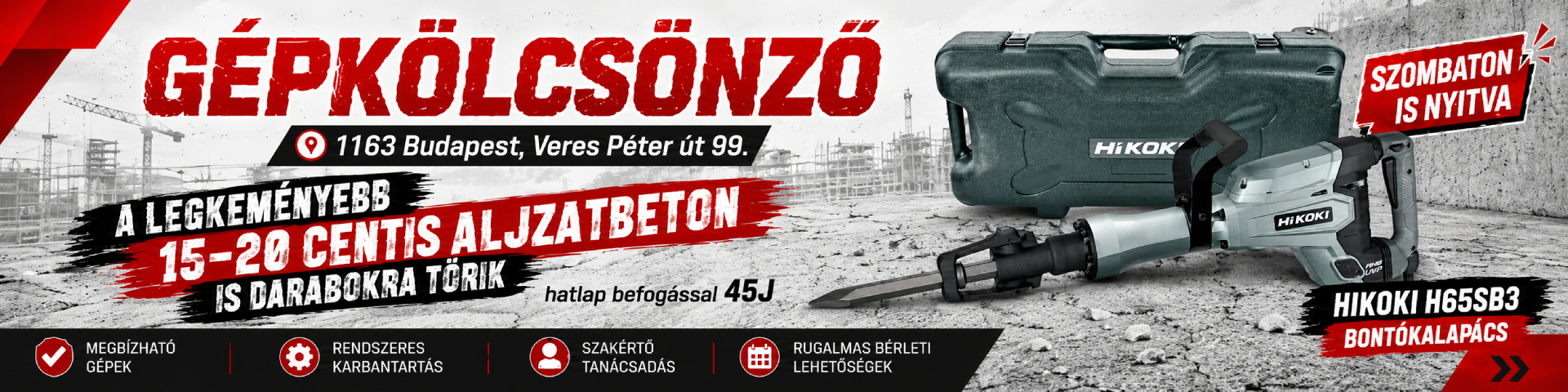 Amikor a családi fúrókalapács elfüstölt: Így gyűrtem le a 20 centis betont a HiKOKI vésőgéppel