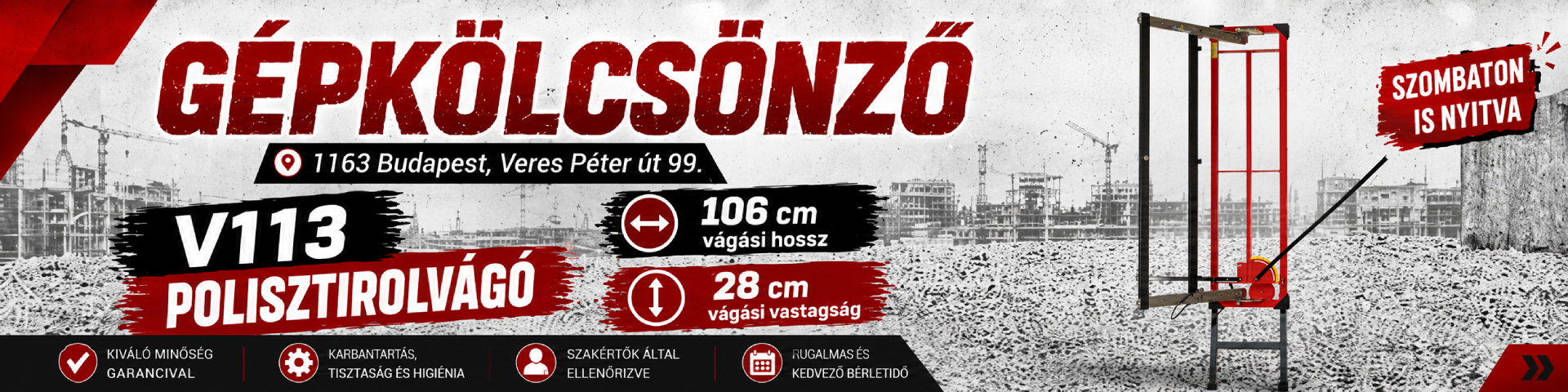 A hungarocell káosz vége: Így szigeteltem a házat milliméterpontosan az EUROKOMAX V113 polisztirolvágóval