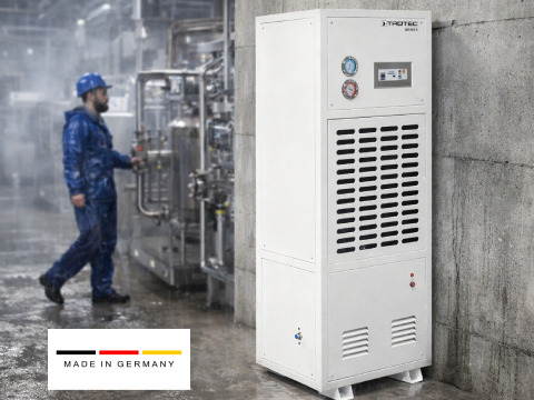 Megérkezett a DH7160 utódja, itt a TROTEC DH105S párátlanító!