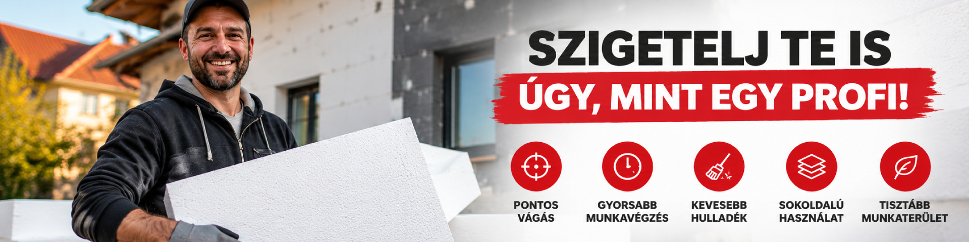Polisztirolvágó házszigeteléshez – Szigetelj úgy, mint egy profi!
